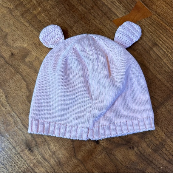 Pottery Barn Kids Knitted Light Pink Blanket, Hat And Socks. Size 6-12 M. - Picture 8 of 14